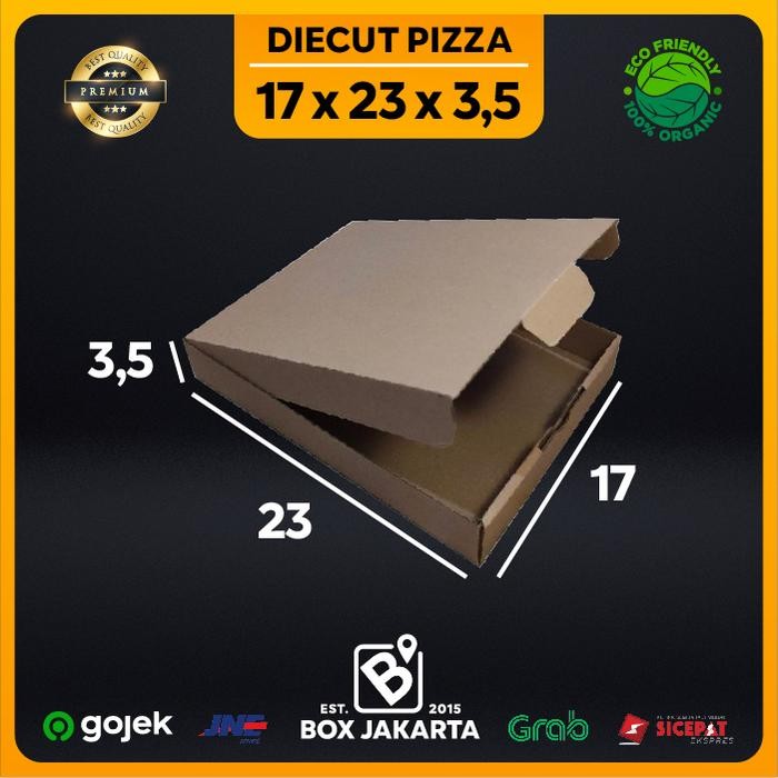

KARDUS uk 17x23x3,5 CM Diecut Pizza Corrugated Packaging Box