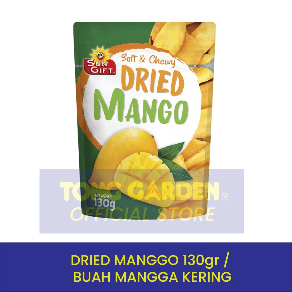 

Tong Garden Buah Mangga Kering Sungift Tong Garden - Dried Mango 130 g from Philippines