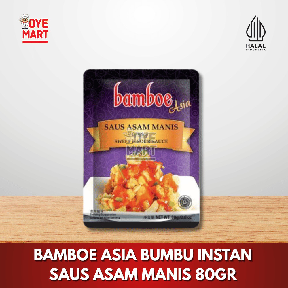 

BAMBOE ASIA BUMBU INSTAN SAUS ASAM MANIS 80GR