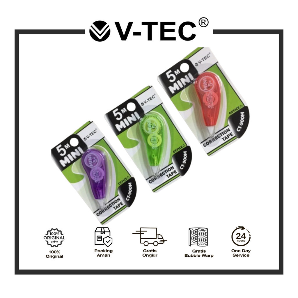 

Tip Ex Correction Tape VTEC CT 900M