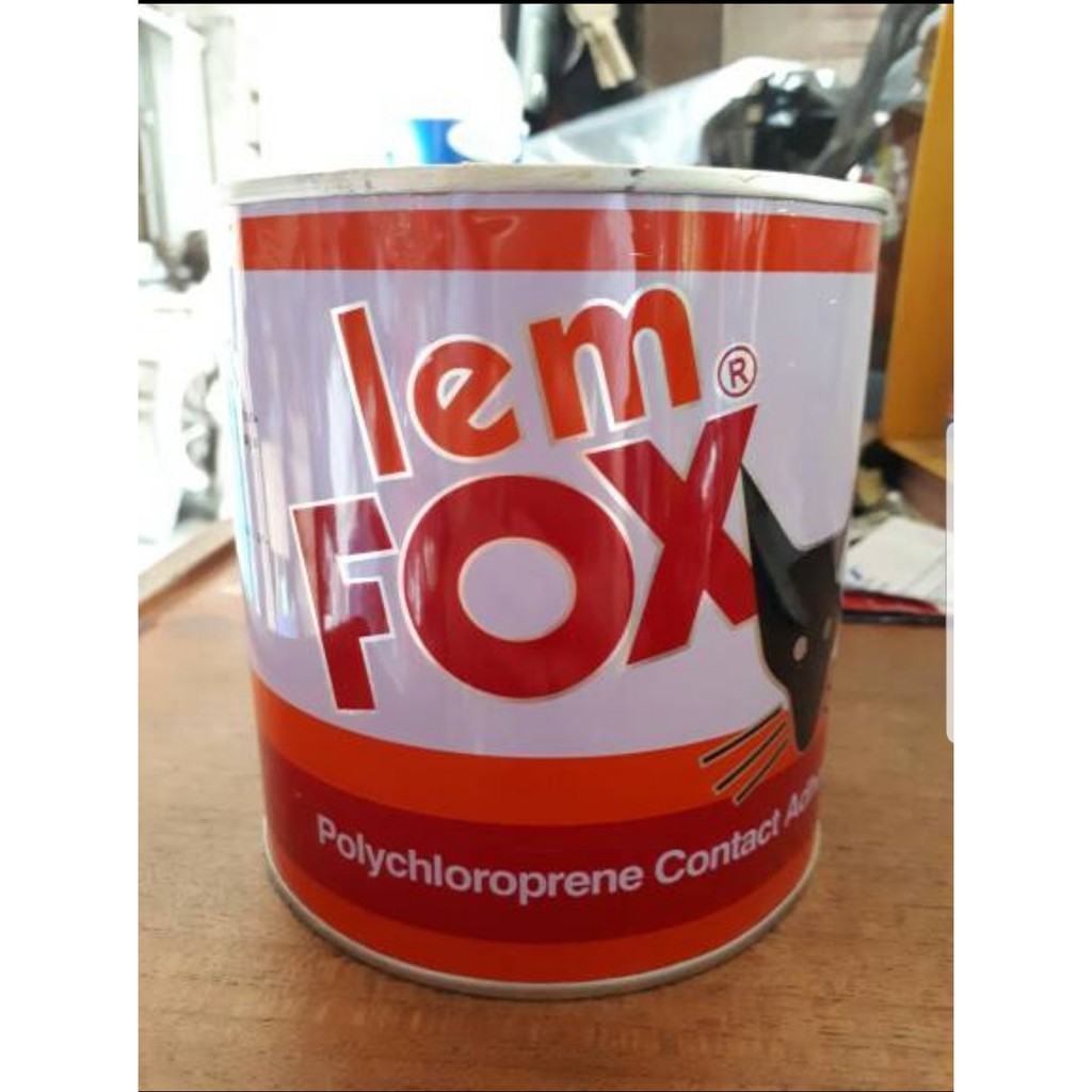 

Lem fox Kuning 1kg/ Lem Kucing multifungsi 1 kg, sandal, sepatu, karpet,tas Serbaguna Isi Bersih 600 gram/ Netto 600gram