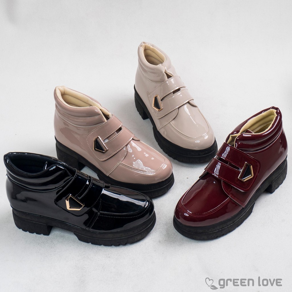 Green Love Sepatu Boot Wanita REBELLION