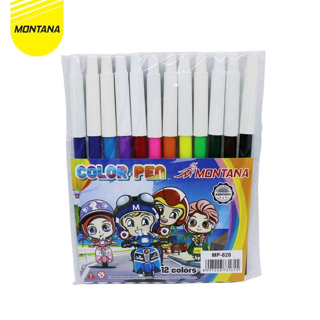 

Spidol Warna 12 Pilihan untuk Menulis dan Menggambar - Stationery (Isi 12 warna)