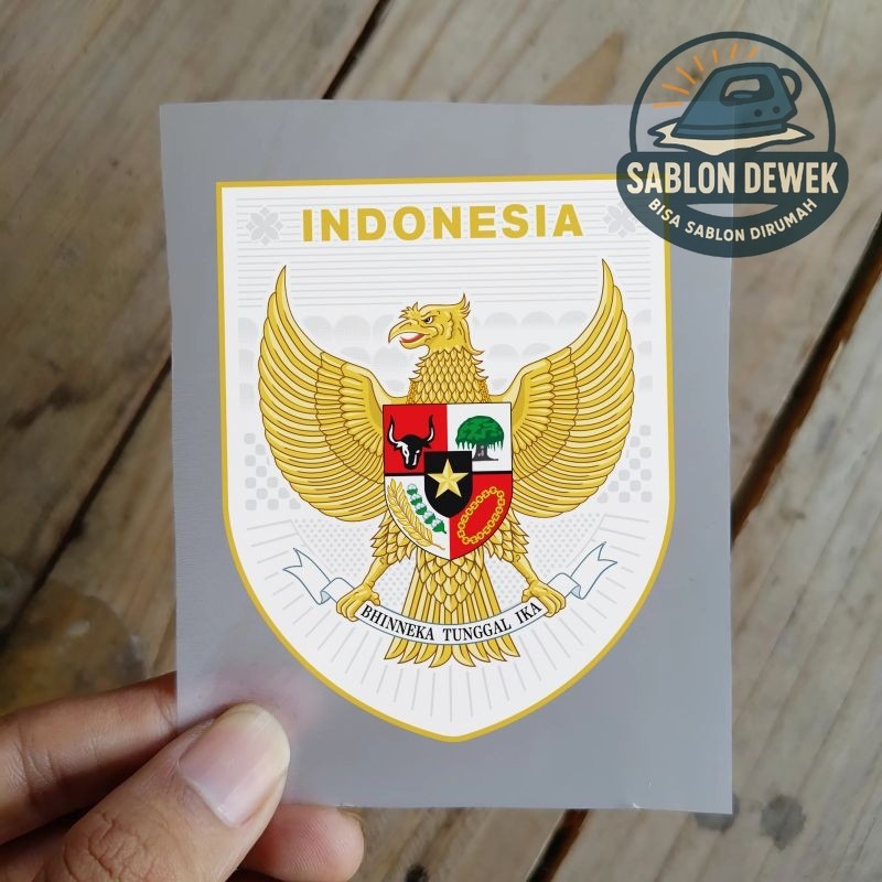 

Sablon Setrika Logo Timnas Indonesia 2025 Jersey Jaket Timnas