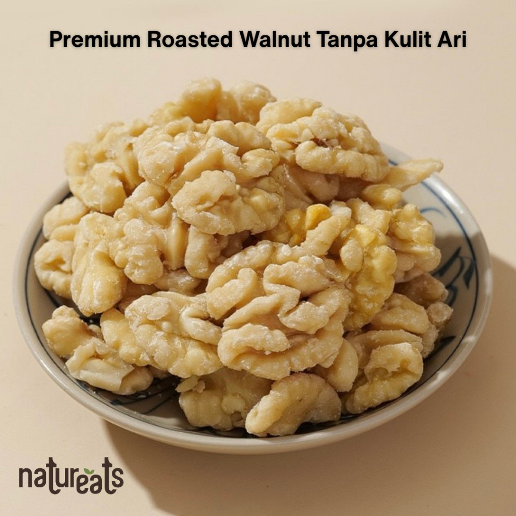 

Roasted Walnut Panggang Tanpa Kulit Ari Premium 350gram