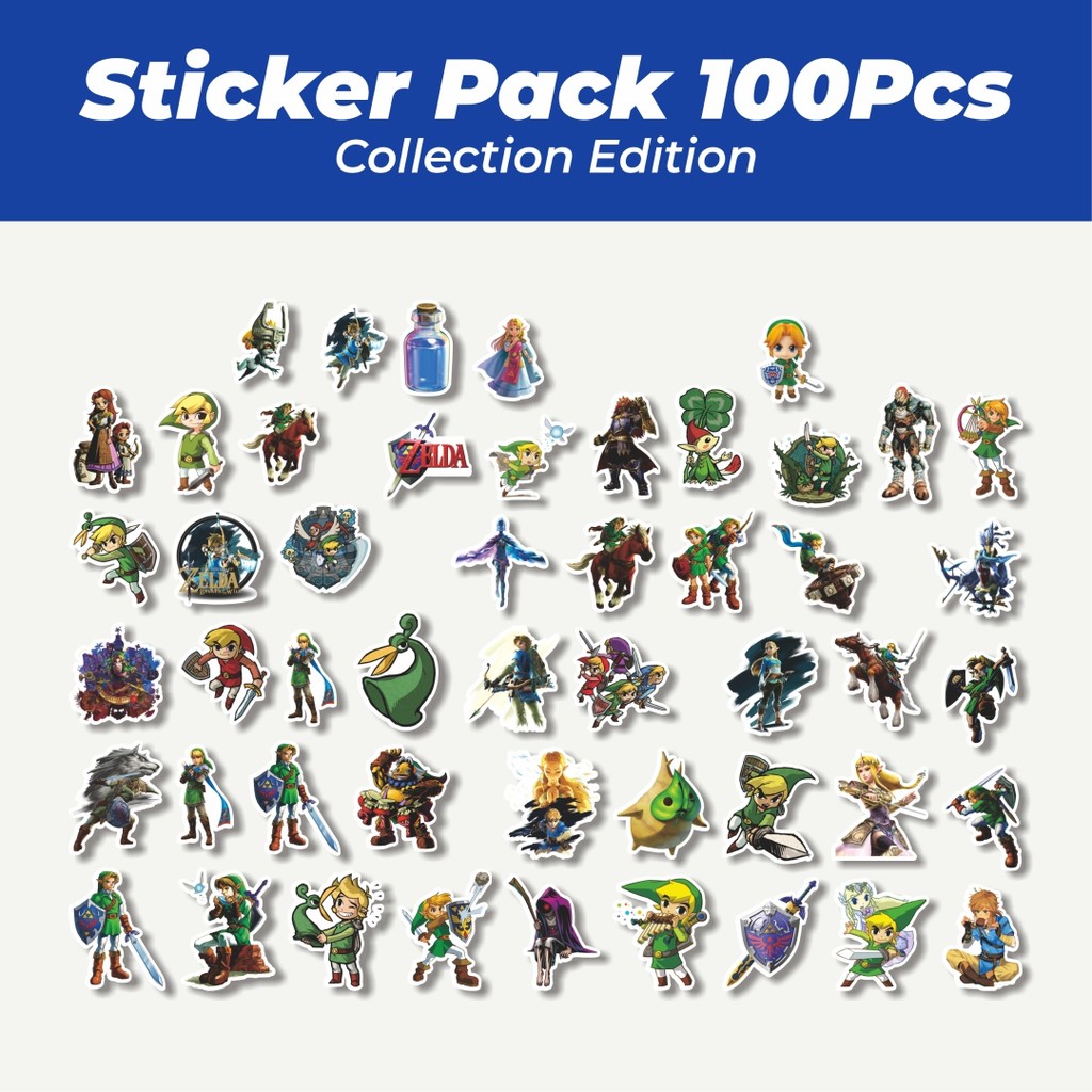 

Hot Stiker Kartun The Legend of Zelda [Legenda Zelda] Lucu Anti Air Stikers Berperekat Waterproof Sticker Decal Buat Motor Helm Buku Journal Koper Casing HP Laptop Botol Minum