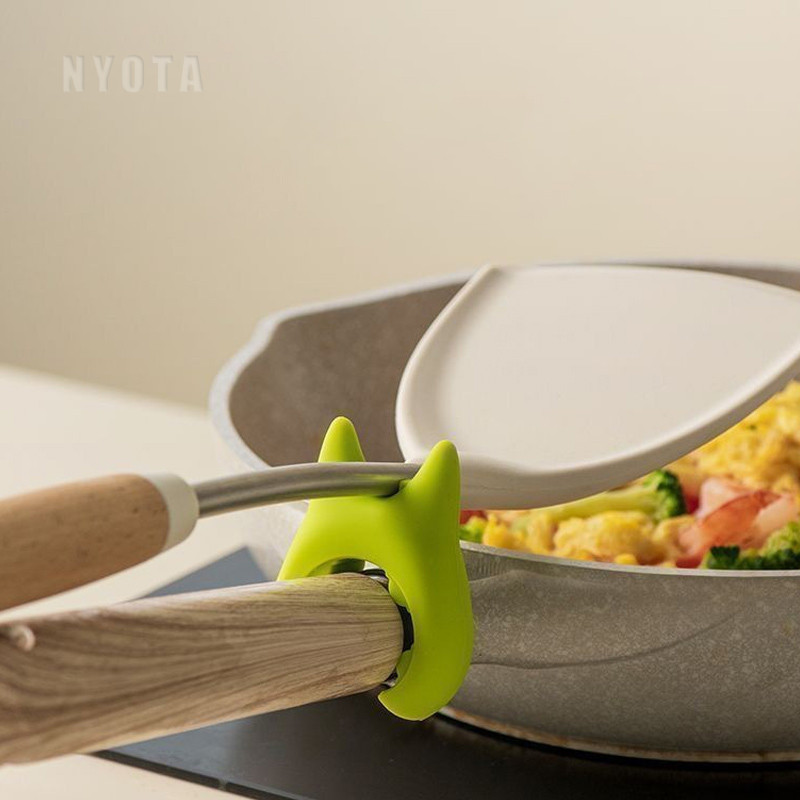 

【Nyota】Kitchen Stove Spatula Storage Rack Spatula Spoon Rack Silicone