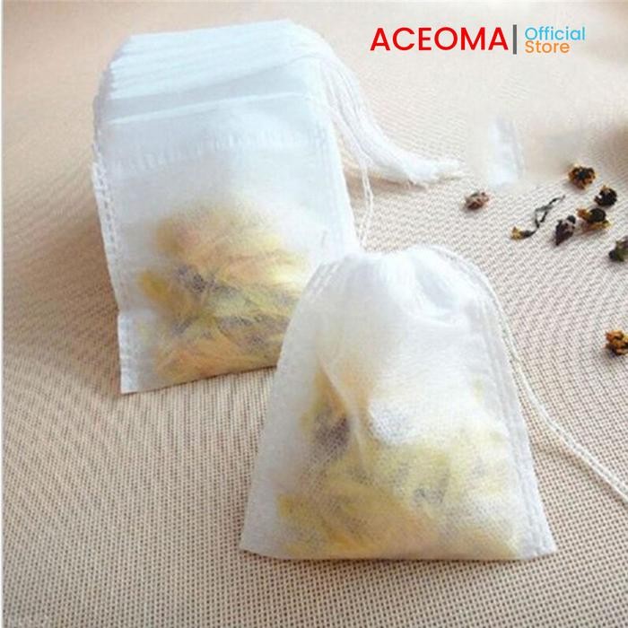 

Promo Tea Bag Kantong Teh Celup Kosong Food Grade Filter 100 Pcs 5.5 x 7cm terlaris