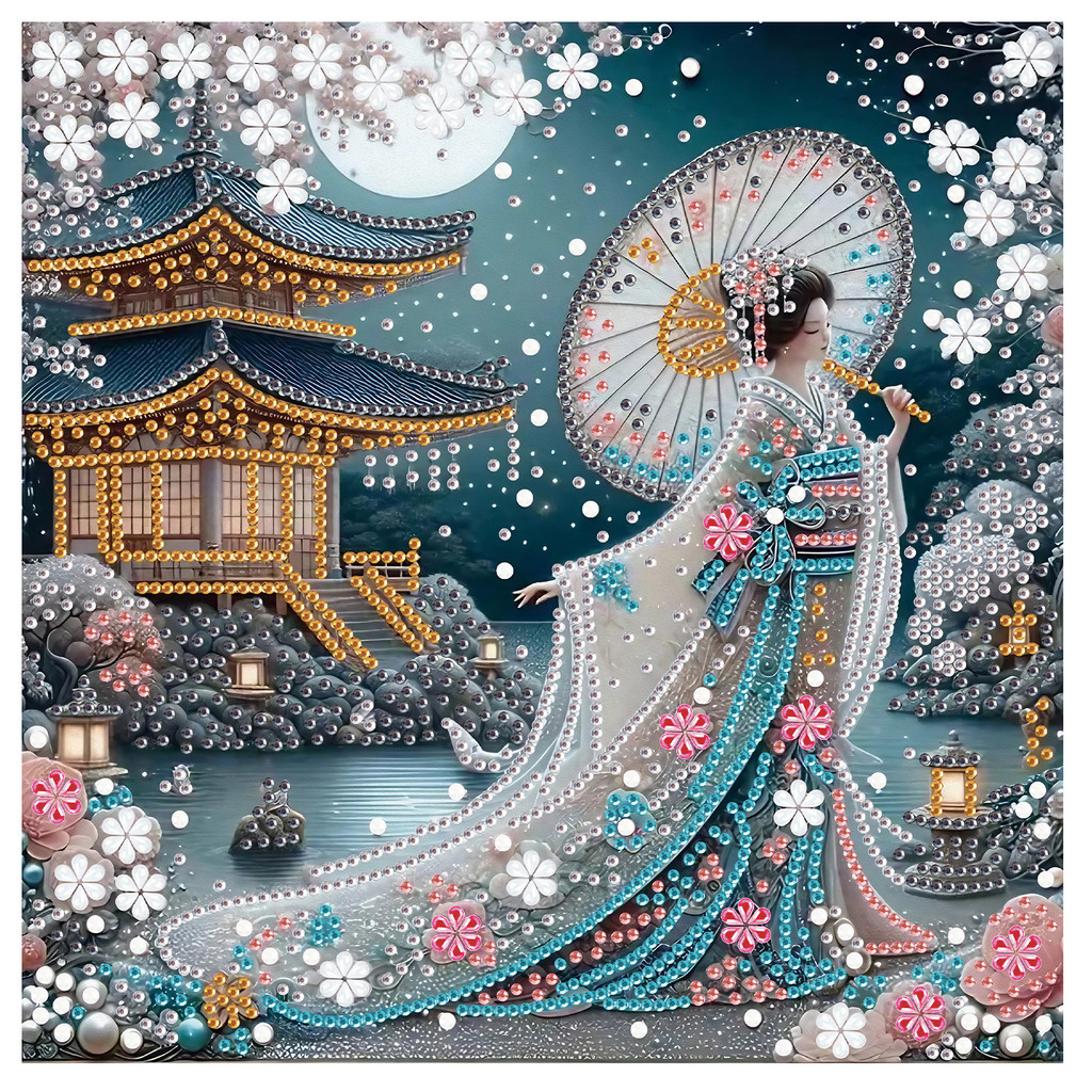

Diamond Art Painting Kit for Adults,Elegant woman DIY Special Shape Diamond Art Kits for Beginners for Home Wall Decoration Gift