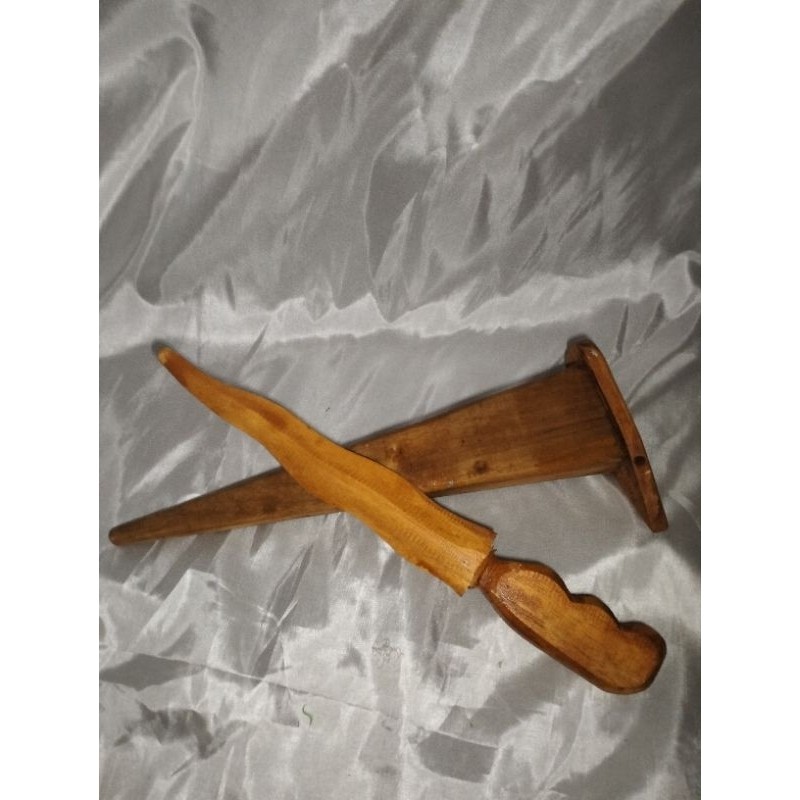 Keris kayu nari//keris kayu anak//mainan kayu kerisCO
