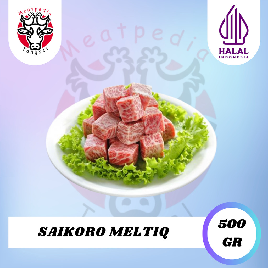 

Daging Saikoro Wagyu Meltique Beef Cube - Steak Bites - Daging Sapi Meltiq Kotak 500gr