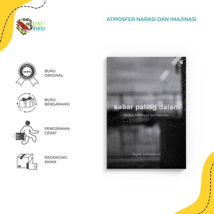Buku Novel Bacaan Sabar Paling Dalam - Fajar Sulaiman - Bukune - Bumi Fiksi - Sabar Paling Dalam