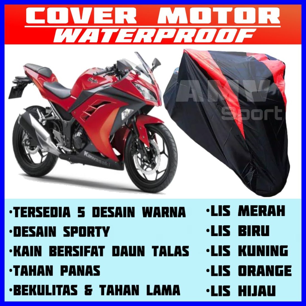 [PREMIUM ORIGINAL] Cover Motor Kawasaki Ninja 250Fi / sarung motor ninja 250fi