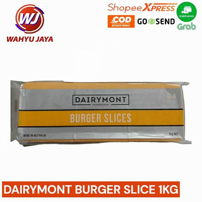 

Keju Dairymont Burger Slice 1kg /Dairymont Cheese Slice 1kg