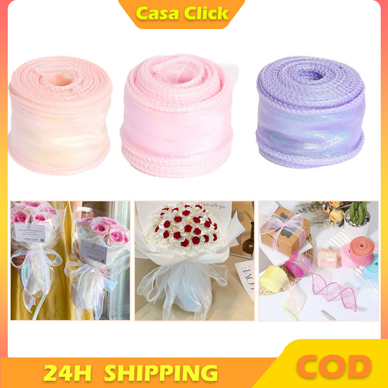 

Pita Tile Mermaid Import Pita Korea Fishtail Ribbon Pita Gelombang Pita Buket Pita Kado/ Pita Fishtail Hologram Korea