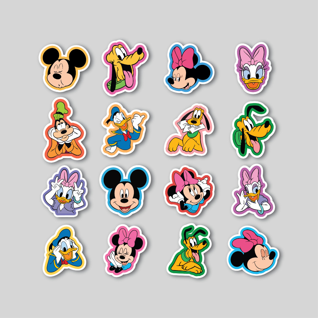 

Stiker Pack Mickey And Friends | Sticker Tumblr Laptop | Stiker Koper Helm