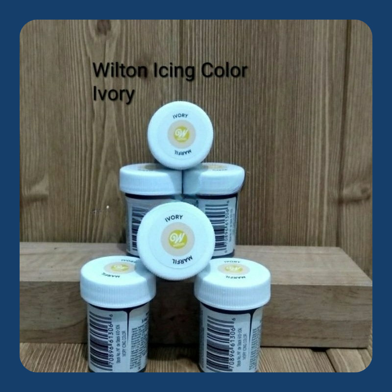 

Wilton icing color ivory , botol 1 oz / Pewarna makanan, icing ori Wilton : Ivory , kemasan 1 oz ( 04-0-0040 )