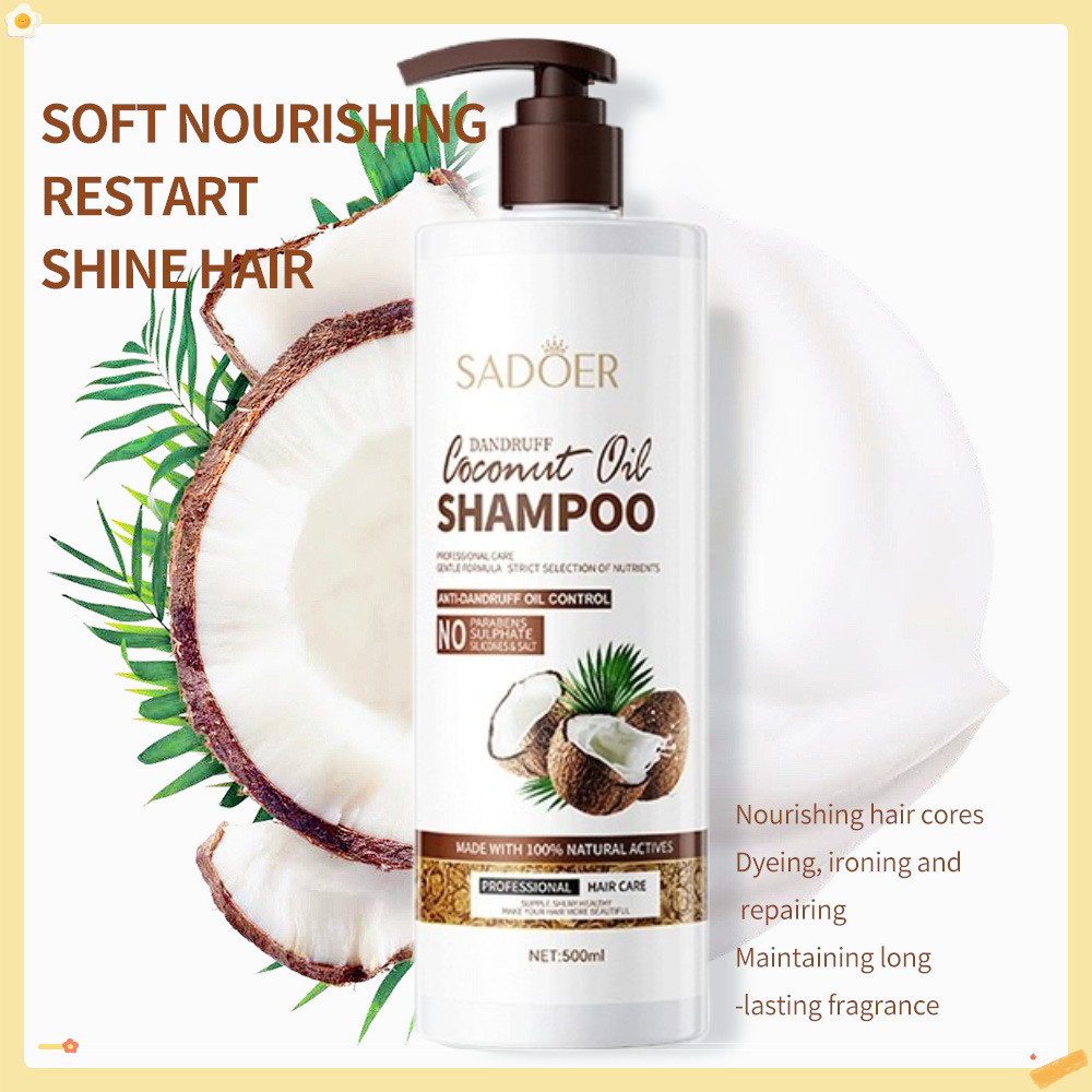 Shampo Anti Ketombe Shampo Kelapa Memperbaiki Kulit Kepala Kontrol minyak Sampo Penghilang ketombe P