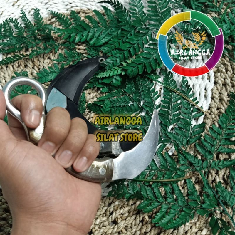 Alat peraga silat Model karambit tumpul hanya untuk latihan model stainles