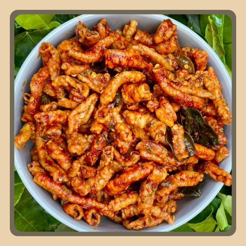 

Usus Krispi Pedas Daun Jeruk 250 Gram Renyah