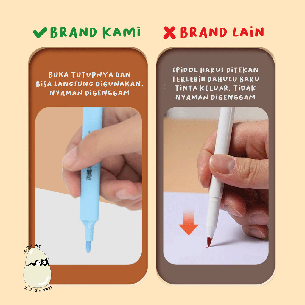 

Ay00! Spidol Acrylic Marker l Acrylic Marker l Spidol Warna l Spidol Akrilik l Spidol Marker Kaca l