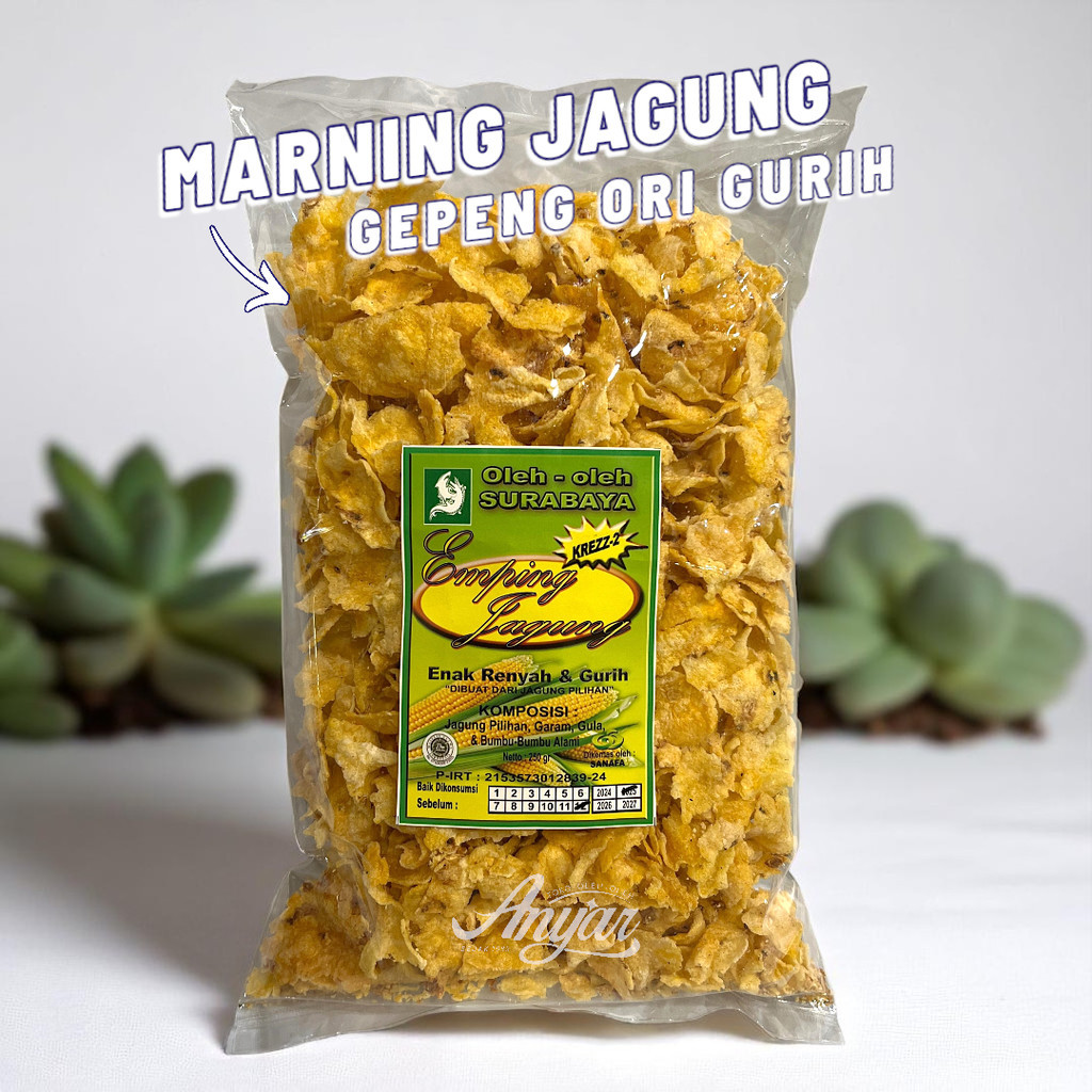 

KERIPIK MARNING JAGUNG ORI GURIH SANAFA@250GR