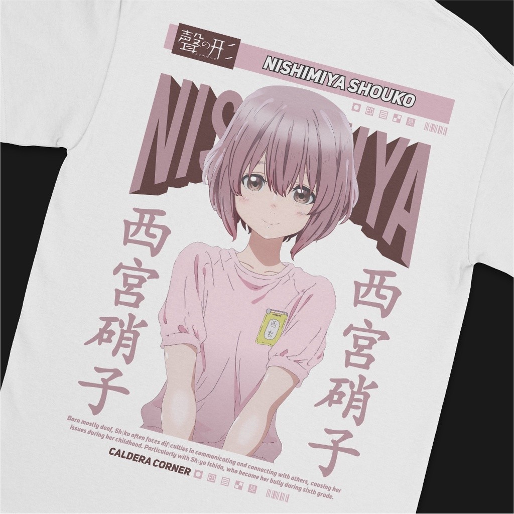 Kaos Anime Koe No Katachi Nishimiya Shouko Shōgakkō Version