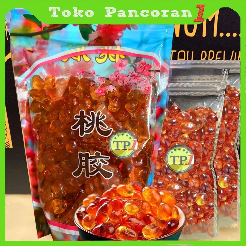 

Peach Gum Premier Super / Tao Jiao 100 Gram/aoJiao/ Peach Gum Natural Selected Super premier