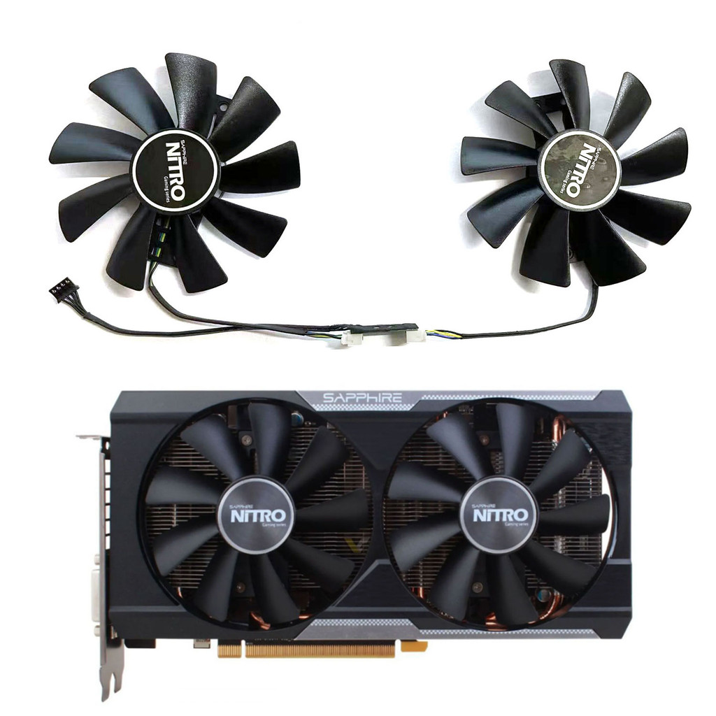 New 98MM 4PIN GAA8B2U R9 380 380X GPU Fan for Sapphire Radeon R9 380 380x Nitro Graphics Card Replac