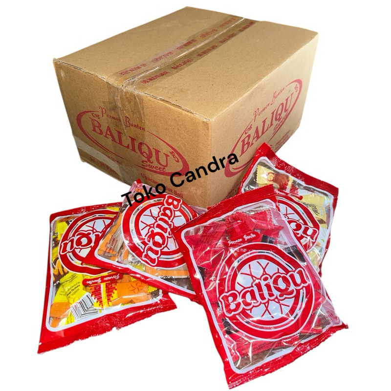 

1 DUS PERMEN BANTEN BALIQU / 25pack / -+625 butir