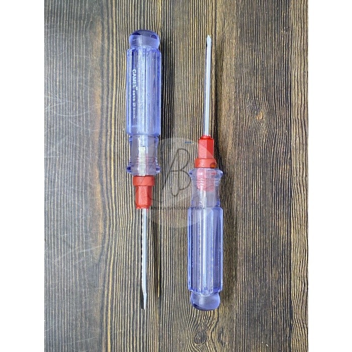 CAMEL Obeng Bolak Balik TRANSPARAN 3" / Obeng 2 Way TRANSPARAN CAMEL 3inch