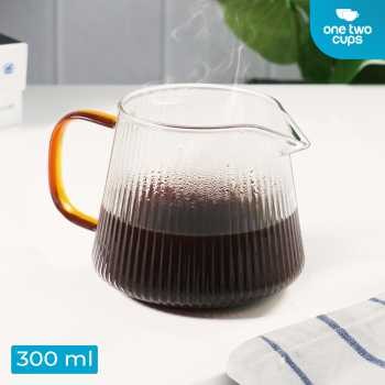 

ORI One Two Cups Coffee Server V60 Drip Pour Over Borosilicate Glass 500ml - SPA865