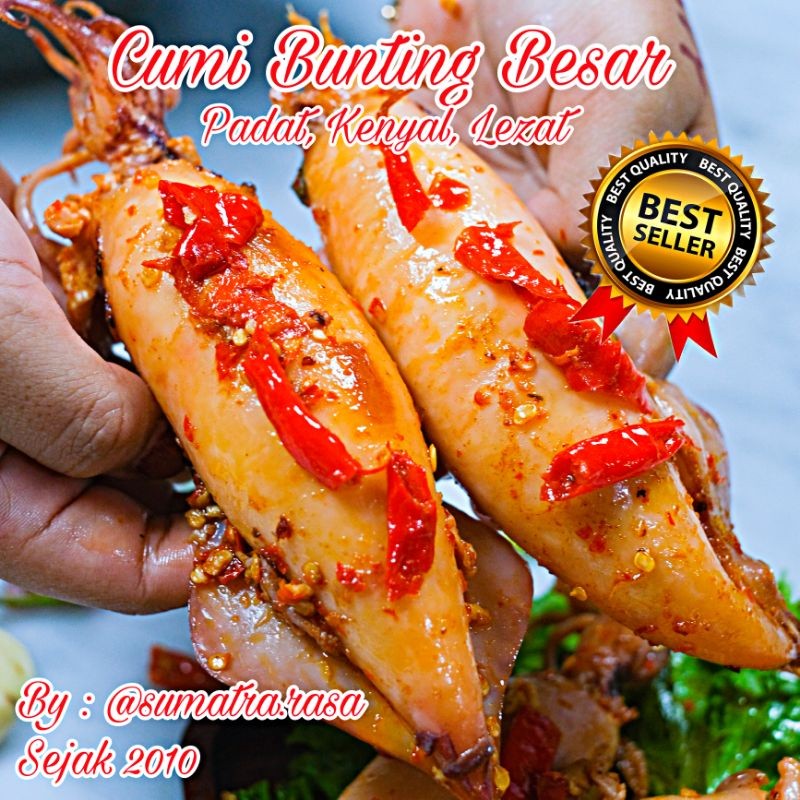 

Cumi Bunting Balado Sumatra Rasa Pedas Nagih Gurih