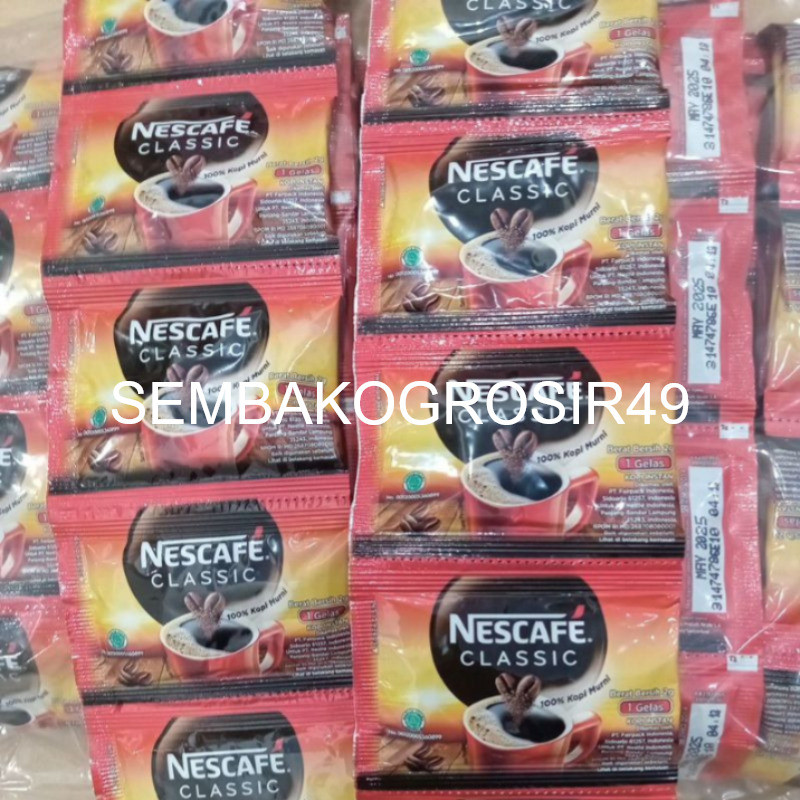 

SG NESCAFE ORIGINAL 3 IN 1 10schtx17.5gr ,NESCAFE CLASSIC 10schtx2gr Sachet RENTENG/SACHET