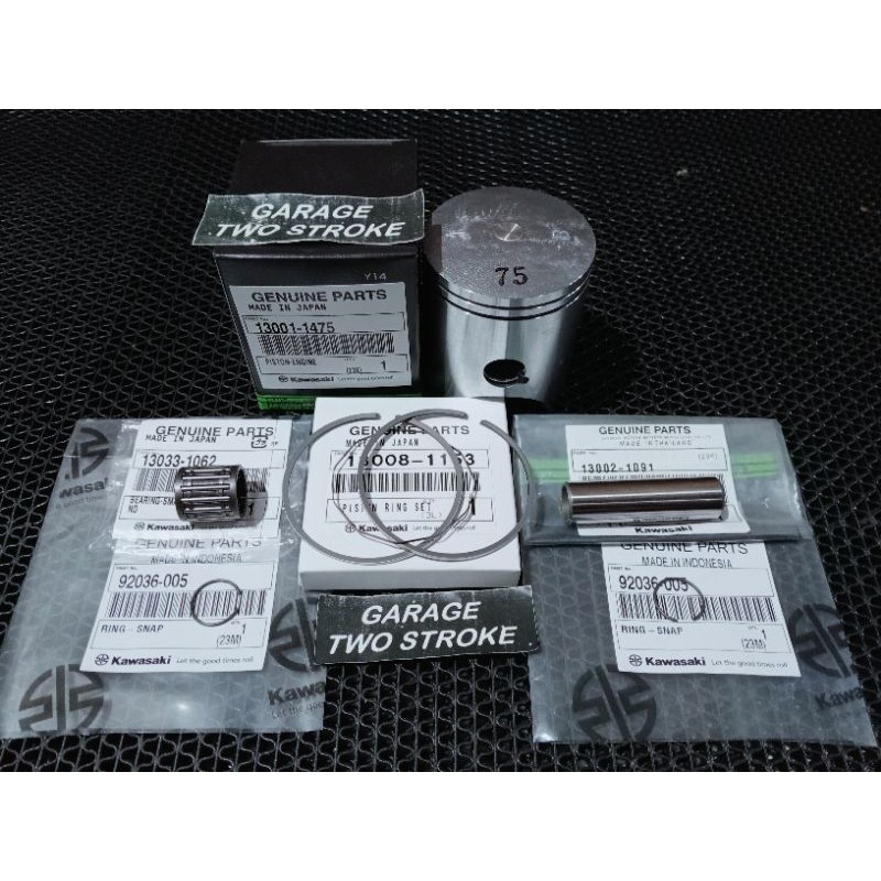 PISTON SEHER RING SEHER SET B75 NINJA R NINJA SS NINJA RR OLD NINJA RR NEW ORIGINAL KAWASAKI NINJA 2