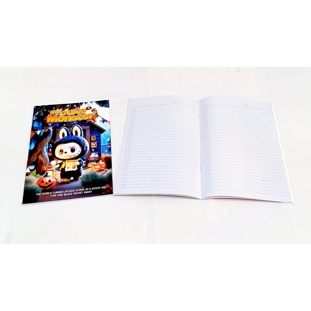 

(10PCS)Buku Tulis Ukuran Besar Isi 50 Lembar/ Buku Tulis Boxy Isi 50 Lembar Kraft Monster