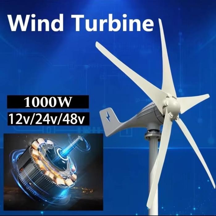 Wind Turbine Generator 1000W - Generator Tenaga Angin - 1000W, 48V