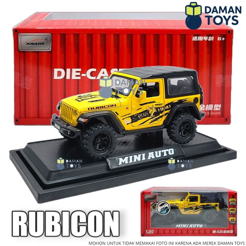 Mainan Diecast Mobil Rubicon Mini Auto 1:32