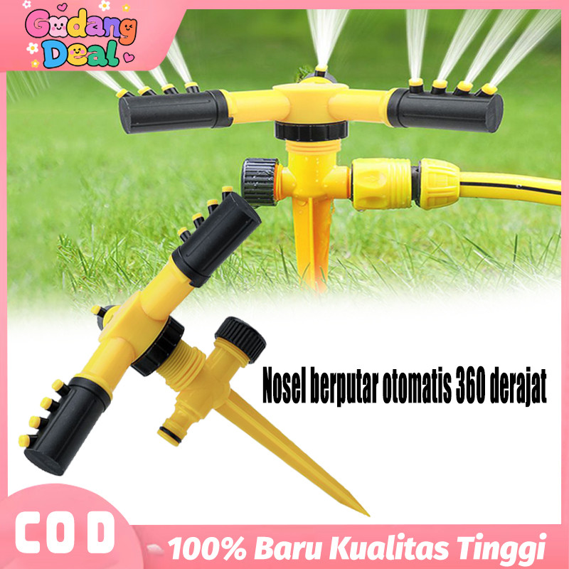 Penyiram Tanaman Otomatis 360 Derajat Alat Penyiram Tanaman Sprinkler Taman Semprotan Air Tanaman