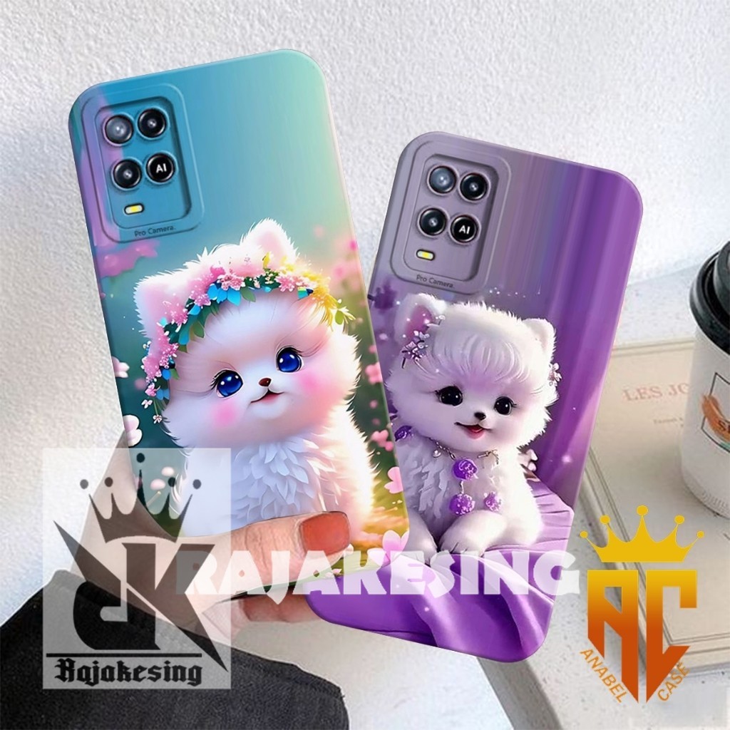 CASE OPPO A54/ OPPO A55 Motif Anabul Cantik - Case Oppo - Case Kucing - case kekinian - case Cewek -