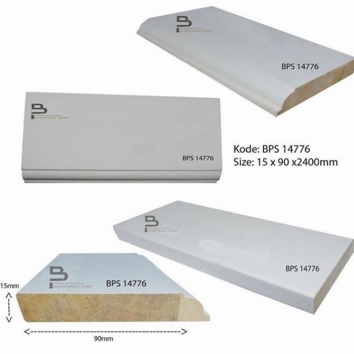 LIST KAYU BPS14776 / LIS KAYU WAINSCOTING / WALL MOULDING / PANEL