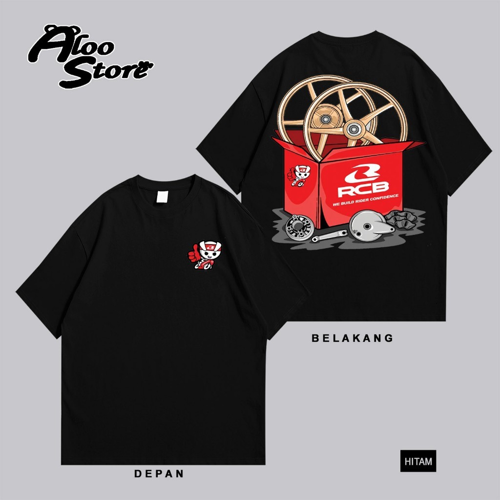 Kaos / Baju / Tshirt RCB RACING VELG RCB ORIGINAL OTOMOTIF Distro Terlaris