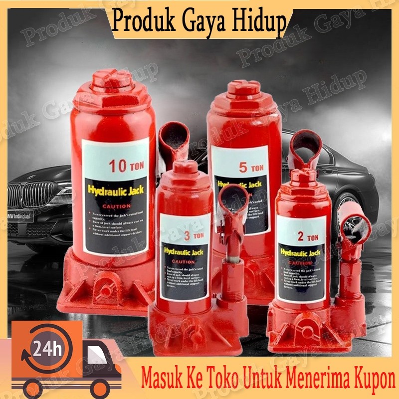 Dongkrak Botol Dongkrak Mobil Hidrolik Hydraulic Jack Universal botol 2ton 5ton 10Ton Dongkrak Hidro