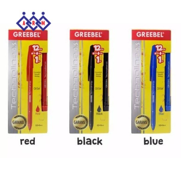 

GREEBEL BALPOINT / PULPEN GREEBEL TECHNOLINE 0.5 (ISI 12+1) + Best Seller