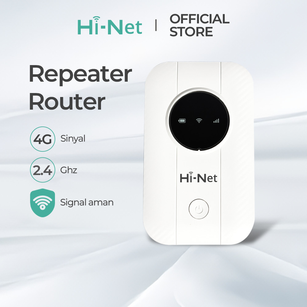 HiNet Router mini router nirkabel 4G, WiFi portabel seluler, slot kartu sim modem MIFI LTE