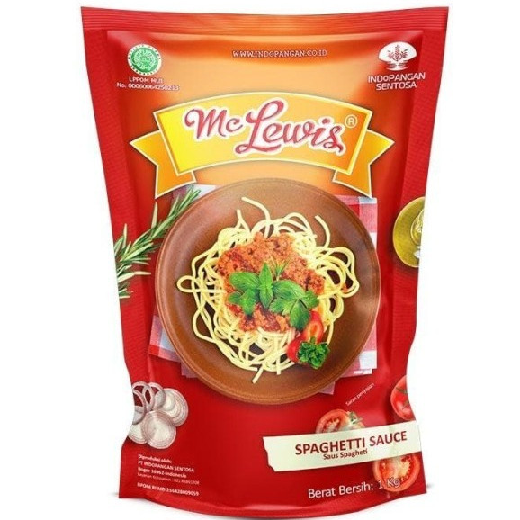 

mc lewis saus pasta spaghetti 1 kg