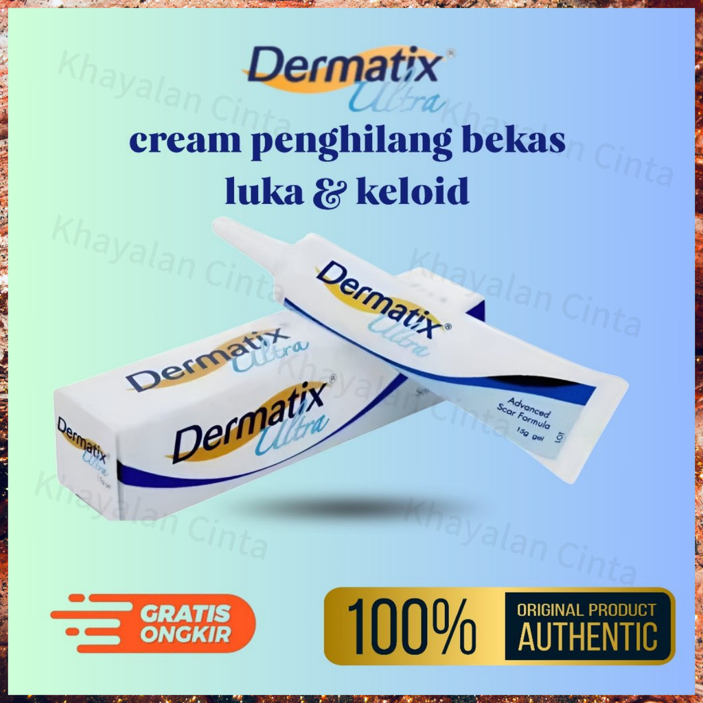 【100% Original】Dermatix Ultra 15gr Cream Penghilang Bekas Luka Keloid Stretcmark Dan Bekas Jerawat
