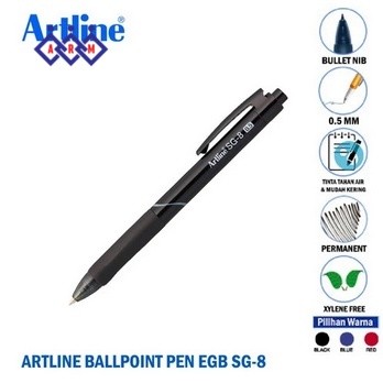 

Artline EGB-SG8 Ballpoint Pen 0.5 ++ Best Seller