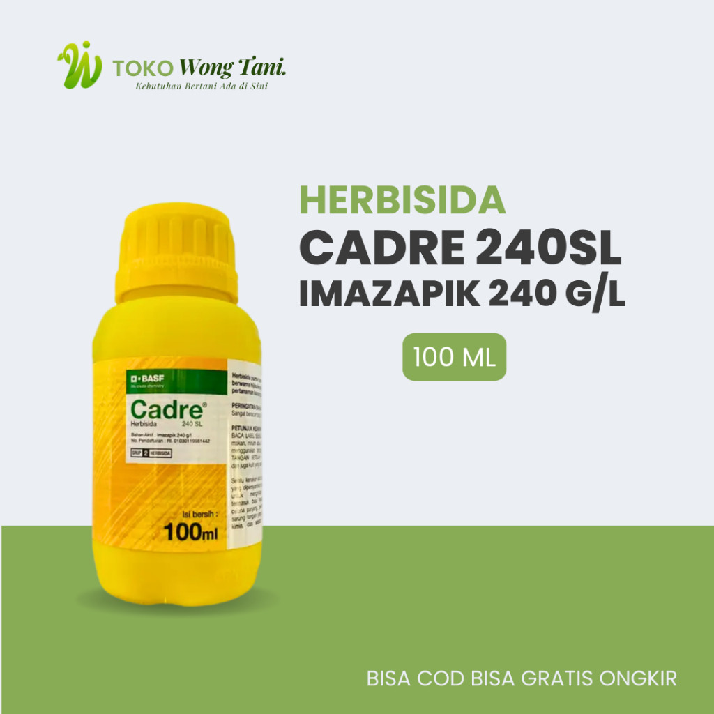 Herbisida CADRE 240SL 100ml Untuk Kacang Tanah dan Tebu Selektif