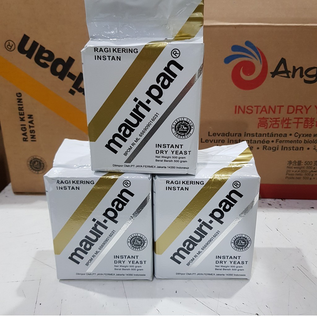 

UTAMA Ragi Instant MAURIPAN 500 gram GROSIR / yeast kering pengembang 500g